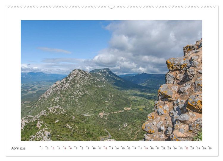 Produktbild: Okzitanien - Katharerland (Wandkalender 2026 DIN A2 quer), CALVENDO Monatskalender
