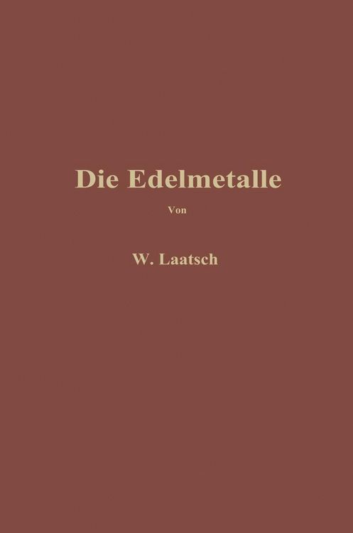 Produktbild: Die Edelmetalle