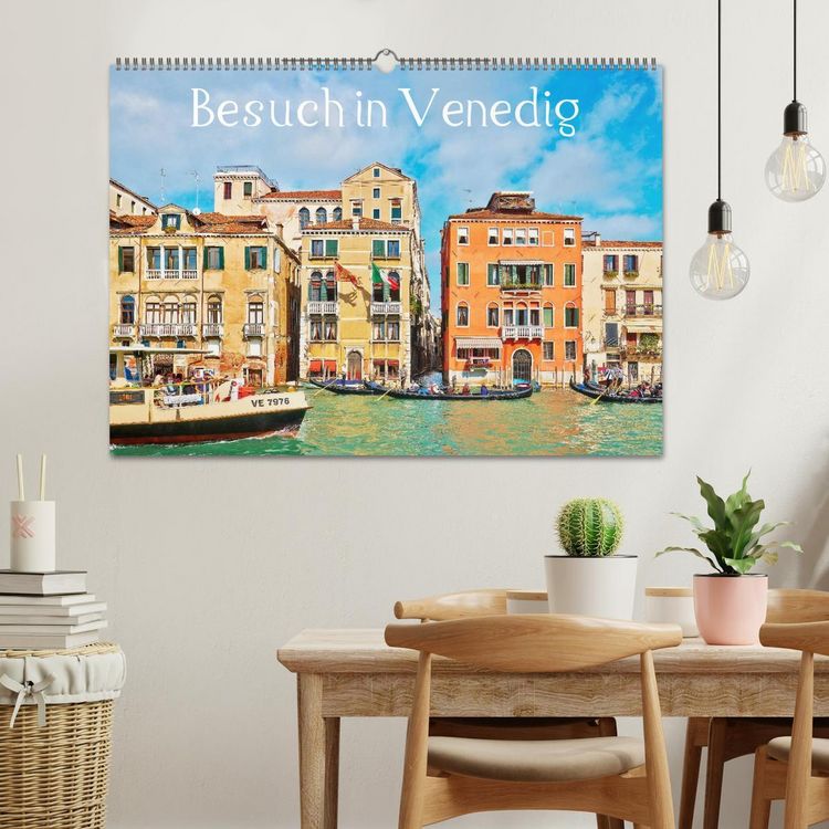 Produktbild: Besuch in Venedig (Wandkalender 2026 DIN A2 quer), CALVENDO Monatskalender