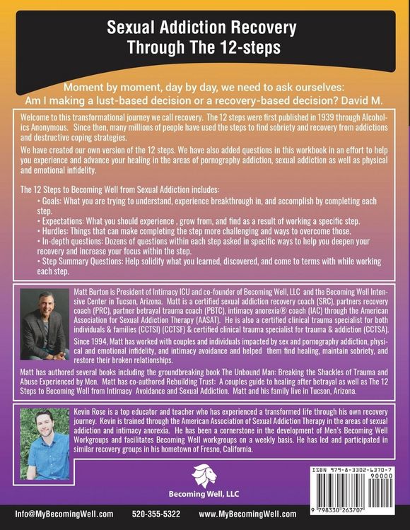 Produktbild: The 12 steps to Becoming Well from Sexual Addiction