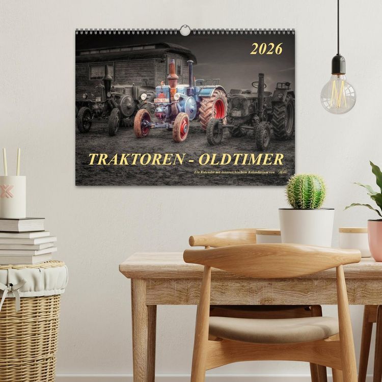 Produktbild: Traktoren - Oldtimer (Wandkalender 2026 DIN A3 quer), CALVENDO Monatskalender