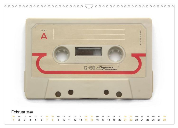 Produktbild: Audio Tapes (Wandkalender 2026 DIN A3 quer), CALVENDO Monatskalender