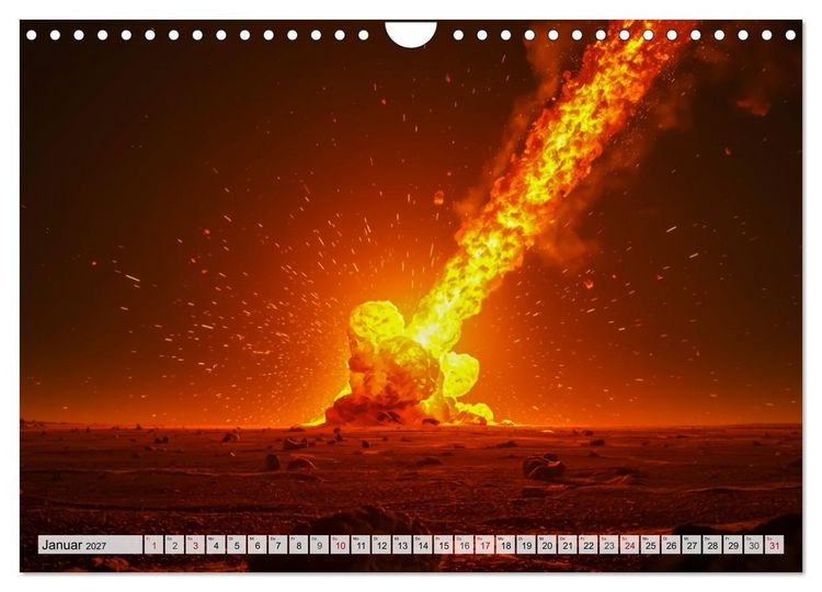 Produktbild: Naturgewalten - Ungez&auml;hmt und Unaufhaltsam (Wandkalender 2027 DIN A4 quer), CALVENDO Monatskalender