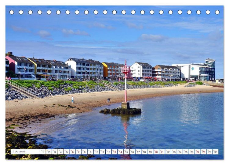 Produktbild: Helgoland Highlights (Tischkalender 2026 DIN A5 quer), CALVENDO Monatskalender
