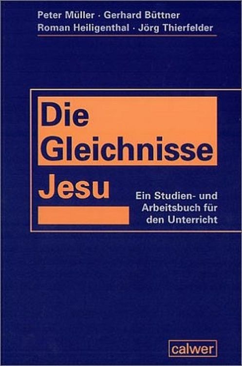 Produktbild: Die Gleichnisse Jesu