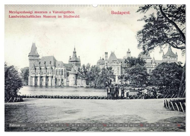 Produktbild: Budapest: in alten Zeiten (hochwertiger Premium Wandkalender 2027 DIN A2 quer), Kunstdruck in Hochglanz