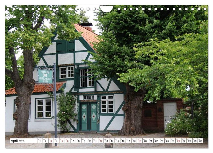 Produktbild: Wedel - Ein Spaziergang (Wandkalender 2026 DIN A4 quer), CALVENDO Monatskalender