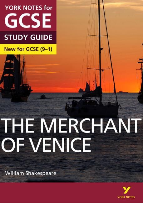 Produktbild: The Merchant of Venice York Notes GCSE English Literature Study Guide - for 2026, 2027 exams