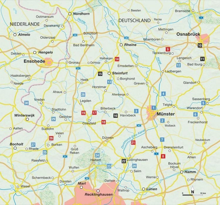 Produktbild: Das M&uuml;nsterland erfahren