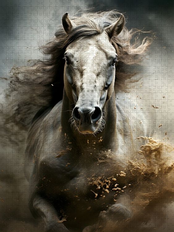 Produktbild: CALVENDO Puzzle Pferd | 2000 Teile Lege-Gr&ouml;&szlig;e 90x67cm Foto-Puzzle f&uuml;r gl&uuml;ckliche Stunden