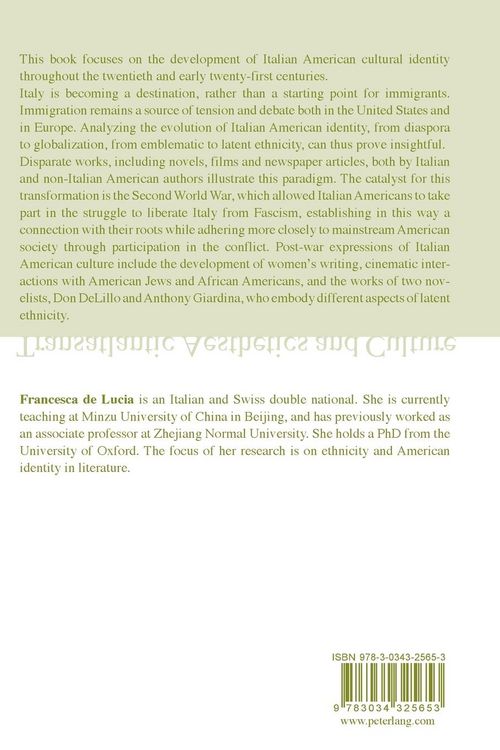 Produktbild: Italian American Cultural Fictions: From Diaspora to Globalization