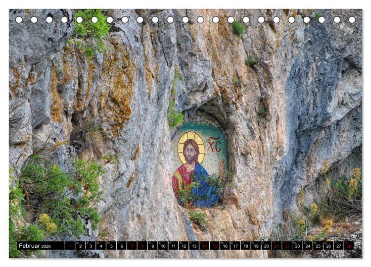 Produktbild: Unterwegs in Montenegro (Tischkalender 2026 DIN A5 quer), CALVENDO Monatskalender