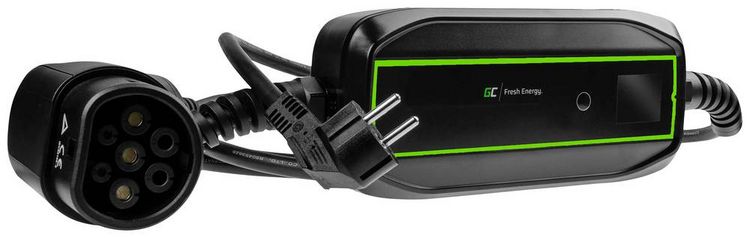 Produktbild: Green Cell EV PowerCable Mobile Ladestation Typ 2 16A Anzahl Anschl&uuml;sse 1 3.6kW