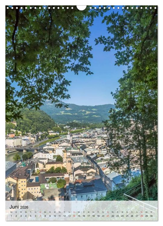 Produktbild: SALZBURG Grandiose Ausblicke (Wandkalender 2026 DIN A3 hoch), CALVENDO Monatskalender