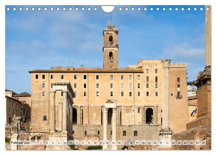Produktbild: Altes Rom - Impressionen (Wandkalender 2026 DIN A4 quer), CALVENDO Monatskalender
