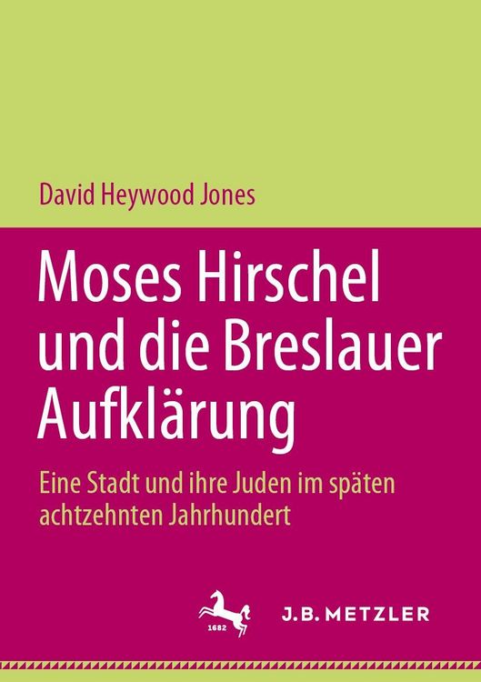 Produktbild: Moses Hirschel und die Breslauer Aufkl&auml;rung