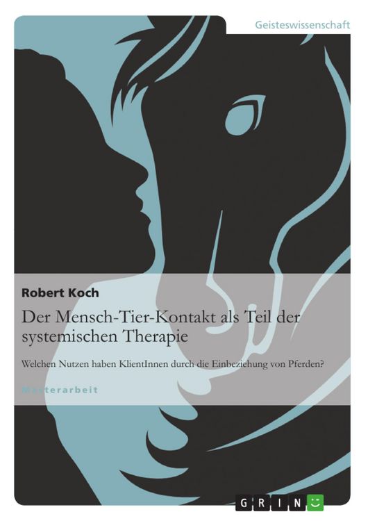 Produktbild: Der Mensch-Tier-Kontakt als Teil der systemischen Therapie