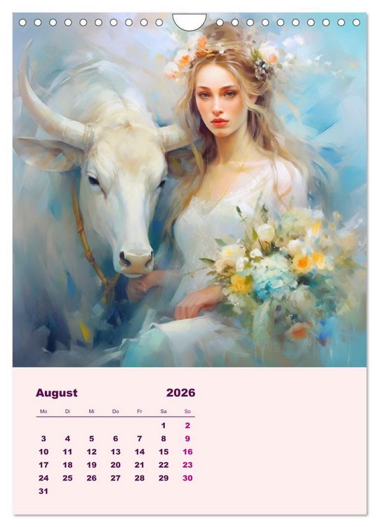 Produktbild: Elfen mit Krafttieren. Zauberhafte Lichtwesen (Wandkalender 2026 DIN A4 hoch), CALVENDO Monatskalender