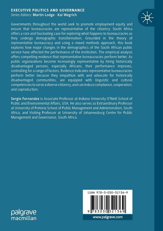 Produktbild: Representative Bureaucracy and Performance