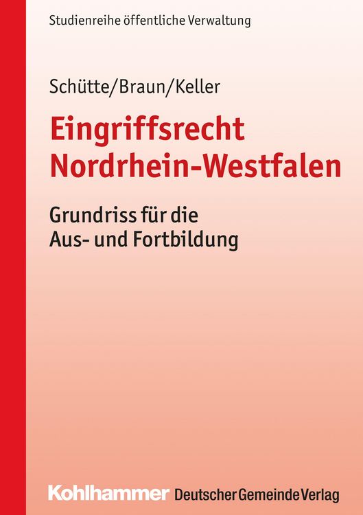 Produktbild: Eingriffsrecht Nordrhein-Westfalen