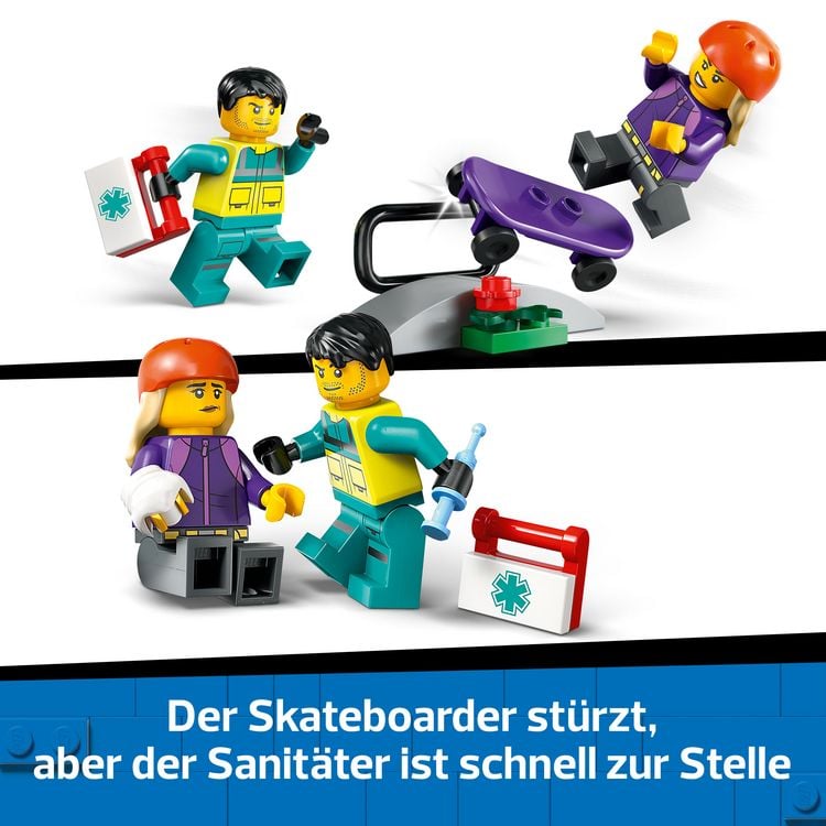 Produktbild: LEGO City Rettungswagen - Bauspielzeug f&uuml;r Kleinkinder ab 5 Jahren 60451