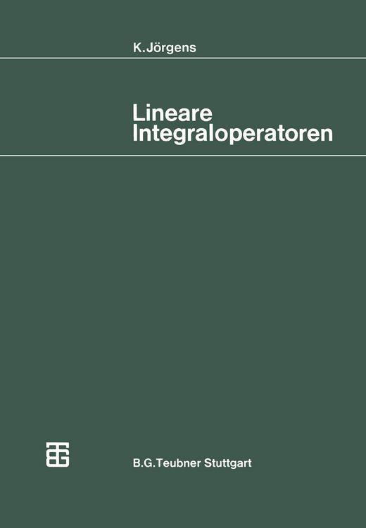 Produktbild: Lineare Integraloperatoren
