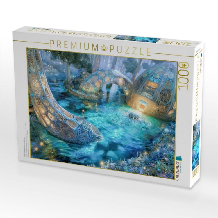 Produktbild: CALVENDO Puzzle Fantasiekreaturen am Wasser | 1000 Teile Lege-Gr&ouml;&szlig;e 64x48cm Foto-Puzzle f&uuml;r gl&uuml;ckliche Stunden