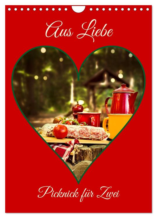 Produktbild: Aus Liebe: Picknick f&uuml;r Zwei (Wandkalender 2026 DIN A4 hoch), CALVENDO Monatskalender