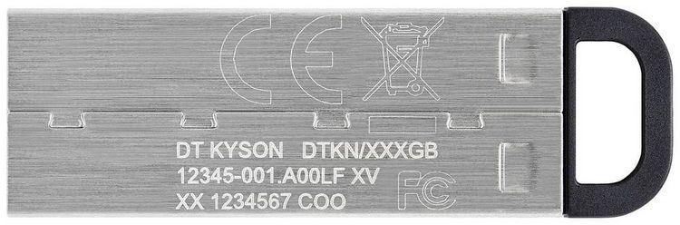 Produktbild: Kingston DataTraveler Kyson USB-Stick Retail 64GB Silber DTKN/64GB USB-A (USB 3.2 Gen 1)
