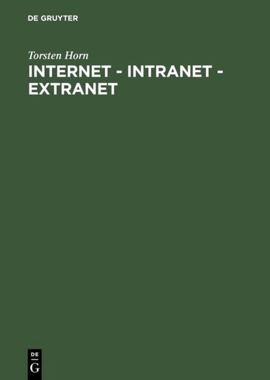 Produktbild: Internet - Intranet - Extranet
