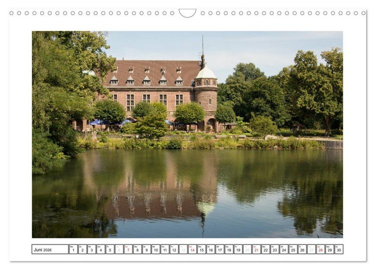 Produktbild: Burgen und Schl&ouml;sser im n&ouml;rdlichen Ruhrgebiet (Wandkalender 2026 DIN A3 quer), CALVENDO Monatskalender