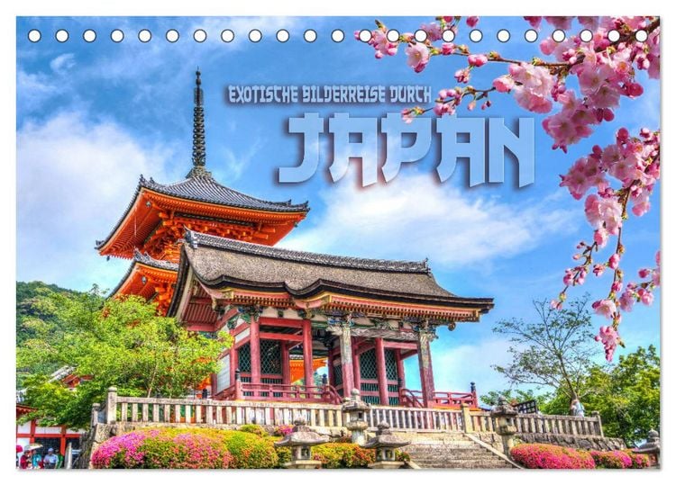 Produktbild: Exotische Bilderreise durch Japan (Tischkalender 2026 DIN A5 quer), CALVENDO Monatskalender