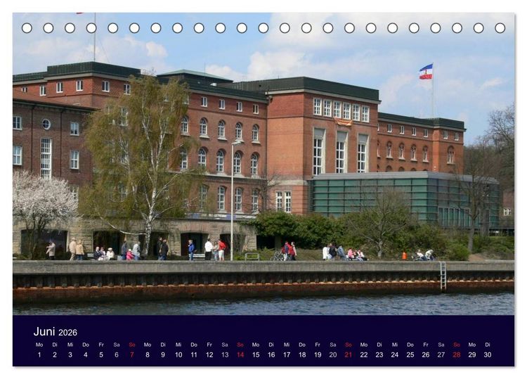Produktbild: Rund um die Kieler F&ouml;rde (Tischkalender 2026 DIN A5 quer), CALVENDO Monatskalender
