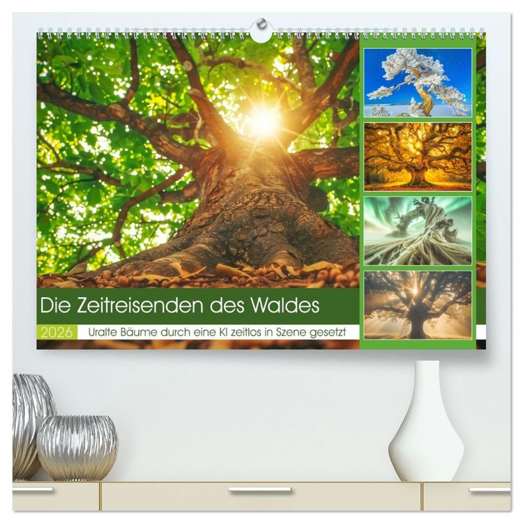 Produktbild: Die Zeitreisenden des Waldes (hochwertiger Premium Wandkalender 2026 DIN A2 quer), Kunstdruck in Hochglanz