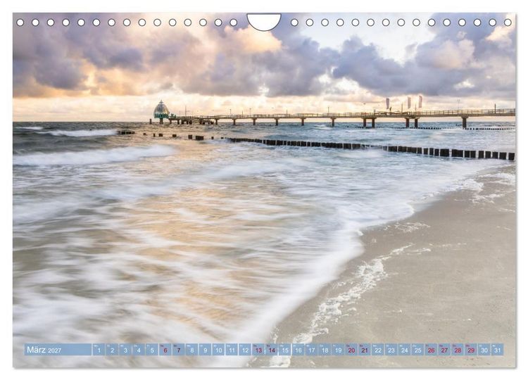 Produktbild: Stimmungsvolle K&uuml;stenmomente (Wandkalender 2027 DIN A4 quer), CALVENDO Monatskalender