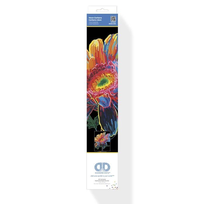 Produktbild: DIAMOND DOTZ - Diamond Painting Neon Gerbera