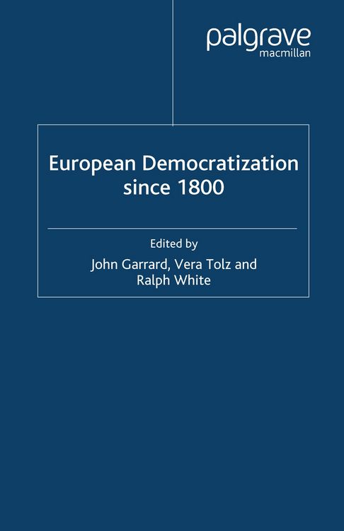 Produktbild: European Democratization since 1800