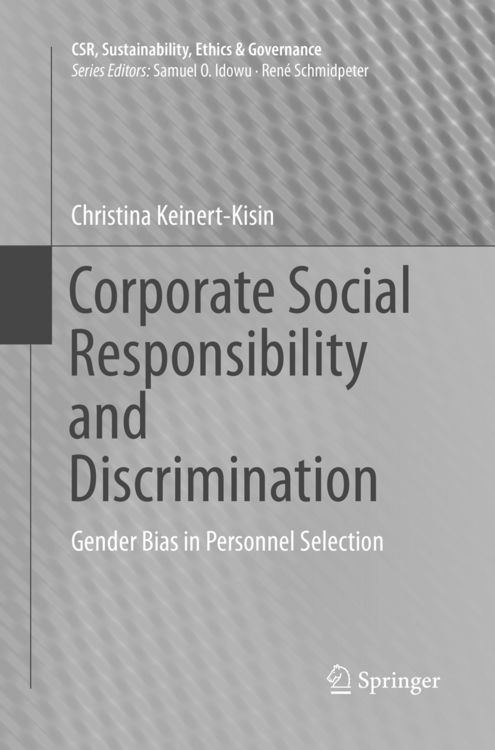 Produktbild: Corporate Social Responsibility and Discrimination