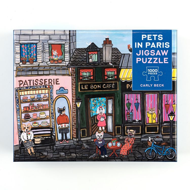 Produktbild: Pets in Paris 1,000-Piece Jigsaw Puzzle