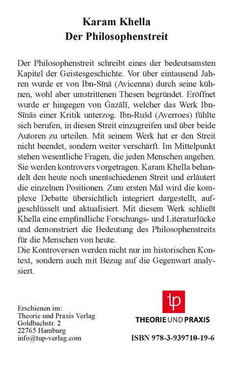 Produktbild: Der Philosophenstreit