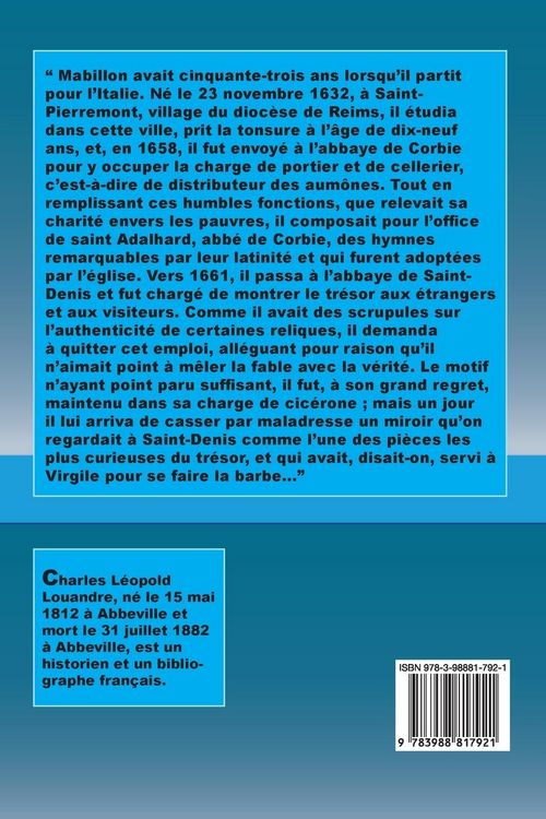 Produktbild: Mabillon, les b&eacute;n&eacute;dictins fran&ccedil;ais et la cour de Rome au XVIIe si&egrave;cle