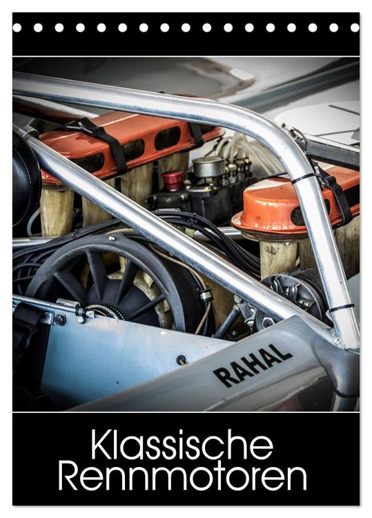 Produktbild: Klassische Rennmotoren (Tischkalender 2026 DIN A5 hoch), CALVENDO Monatskalender
