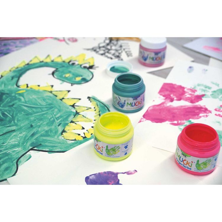 Produktbild: KREUL MUCKI Fingerfarbe Set 4 x 150 ml