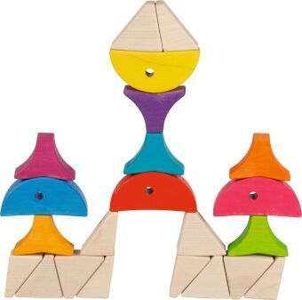 Produktbild: Legespiel und Bausteinkasten 6 bunte Fische