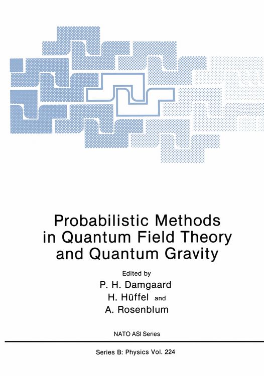 Produktbild: Probabilistic Methods in Quantum Field Theory and Quantum Gravity