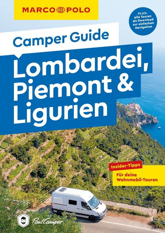 Produktbild: MARCO POLO Camper Guide Lombardei, Piemont & Ligurien