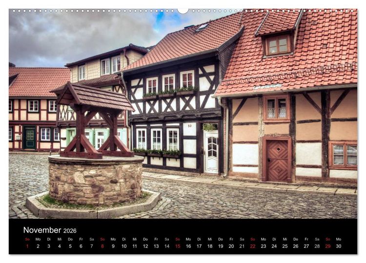 Produktbild: Fachwerk - wie aus einer anderen Zeit (Wandkalender 2026 DIN A2 quer), CALVENDO Monatskalender