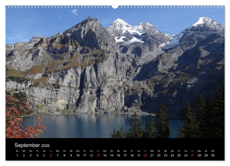 Produktbild: Berner Oberland (Wandkalender 2026 DIN A2 quer), CALVENDO Monatskalender