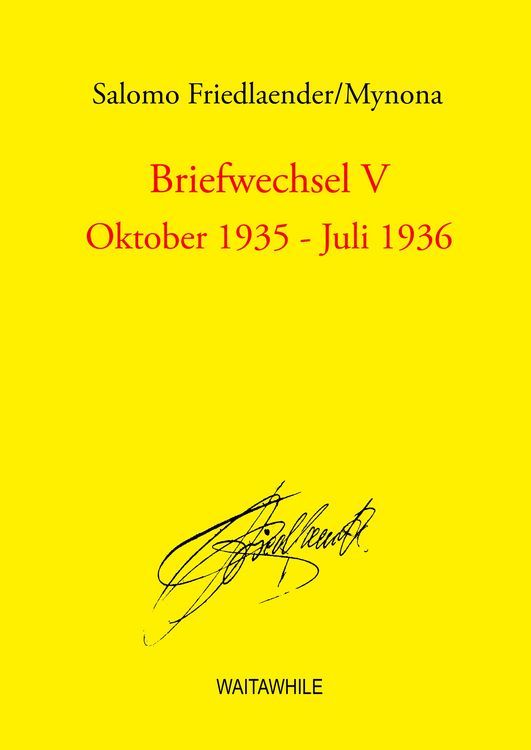 Produktbild: Briefwechsel V