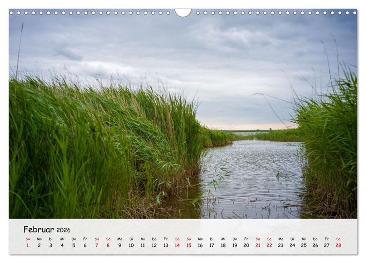 Produktbild: Fischland-Dar&szlig;-Zingst - Zwischen Bodden und Ostsee (Wandkalender 2026 DIN A3 quer), CALVENDO Monatskalender